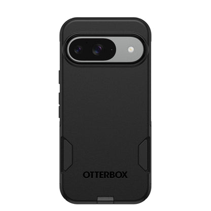 OtterBox - Funda para Google Pixel 9 y 9 Pro Commuter Series, Color Negro, Ultra Elegante, Compatible con Carga inalámbrica, Bordes elevados Que protegen la cámara y la visualización
