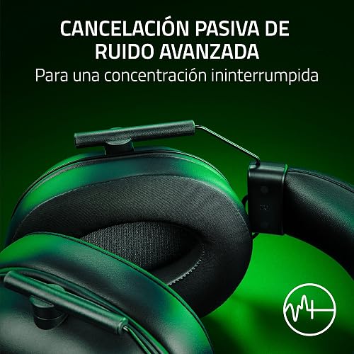 Razer V2 X Auriculares para Xbox: Diafragmas de 50mm - Micrófono Cardioide - Ligero - Almohadillas Aislantes de Ruido - para Xbox Series X, Series S, PS5, PC, 3.5mm - Negro