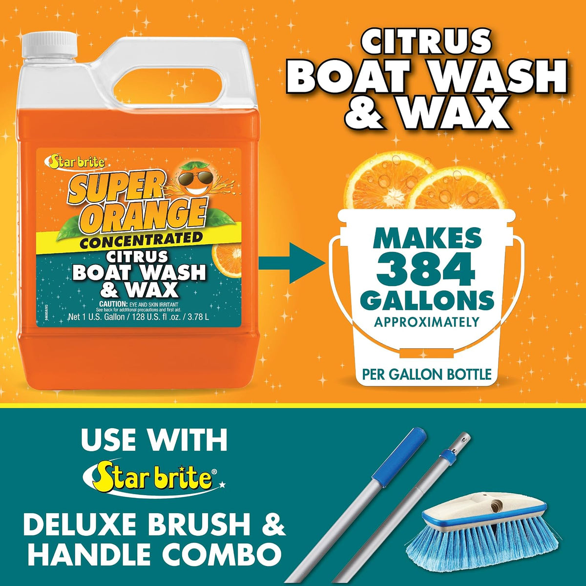 STAR BRITE Super Orange Citrus Boat Wash & Wax