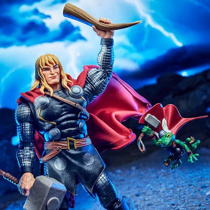 Marvel Legends Maximum Series Thor Figura de Acción Articulada 15 cm | Marvel Legends Figura de acción de 6 pulgadas Serie Máxima Deluxe - Thor