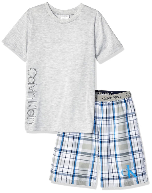 Calvin Klein Calvin Klein Conjunto de Pijama de 2 Piezas para niños Juego de Pijama para Niños