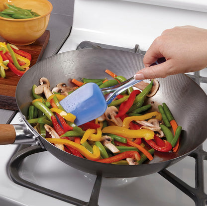 Wilton Easy Flex - Juego de espátulas (3 unidades, silicona), Multicolor, 3 piezas, 1