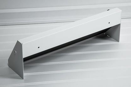 steelcrest Series Designer Baseboard ventilación de bronce con air-volume Amortiguador, color blanco