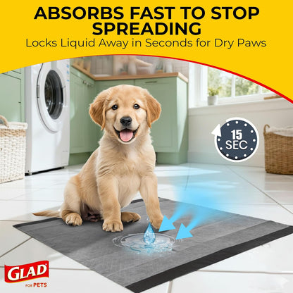 Glad, Tapete Entrenador para Perro de Carbon Activado 30pzas