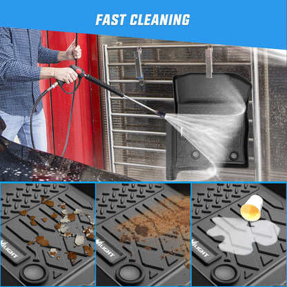 Nilight TPE - Alfombrillas para Ford F150 F-150 SuperCrew Crew | 2010, 2011, 2012, 2013, 2014 - Revestimientos de piso resistentes para todo tipo de clima