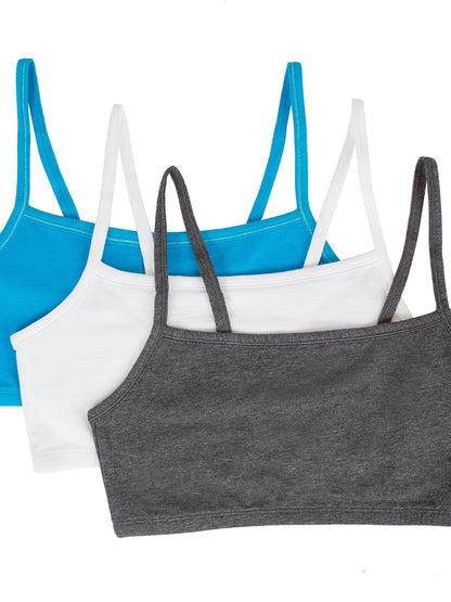 Fruit of the Loom Women's Cotton Pullover Sport Bra(Pack of 3)