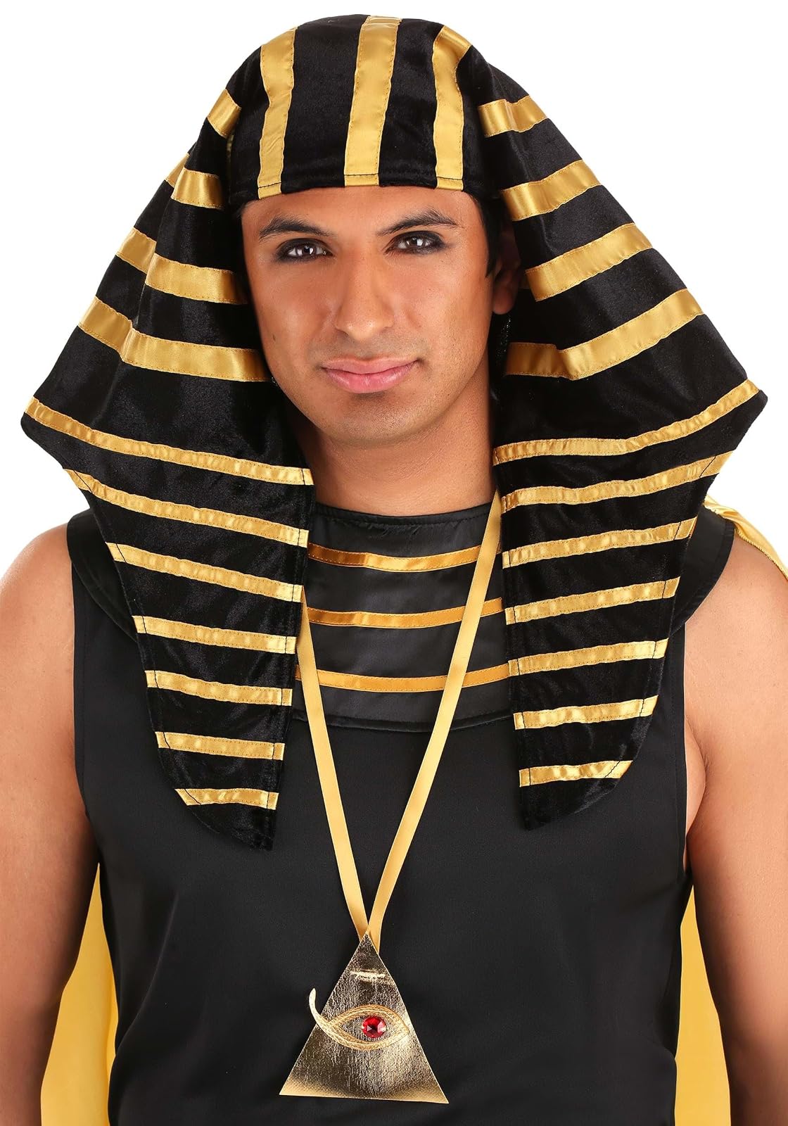 Dreamgirl Adult King Tut Costume, Mens Ancient Egyptian Pharaoh, Fashion King of Egypt Halloween Costume