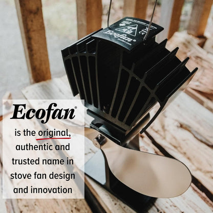 Ecofan AirMax - Ventilador de estufa de calor - Diseño clásico potente, rendimiento excepcional, perfecto para estufas de leña, 175 CFM, circula el aire caliente de manera eficiente y reduce el costo