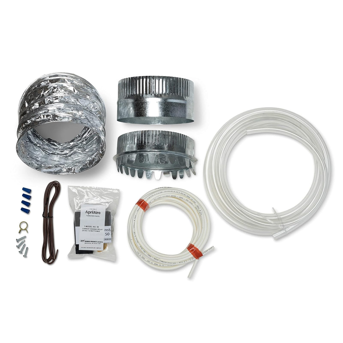 Aprilaire 5843 Kit de instalación de humidificador para humidificadores Aprilaire para todo el hogar con control manual, compatible con los modelos de humidificador Aprilaire: 400 m, 500 m, 600 m