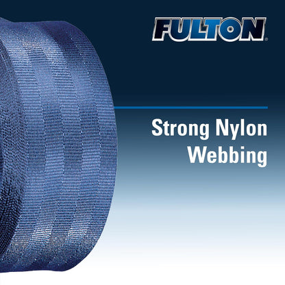 Fulton 501208 - Correa para cabrestante con Gancho y Bucle, 2" x 12"