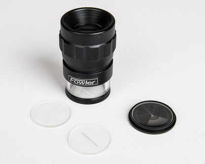 Fowler 52-664-009-0, juego de comparador óptico de 10 x bolsillo con 9 recículos