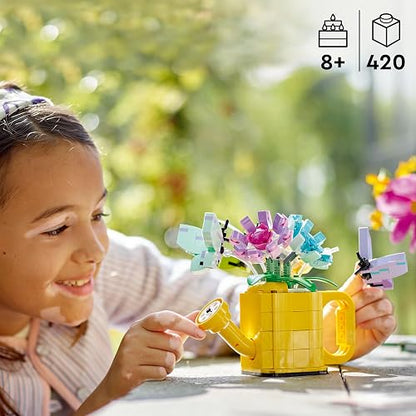 LEGO Creator Flores en Regadera Juguete 3en1 con Bota y pájaros 31149