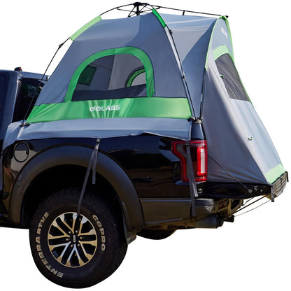 GOLABS Truck Bed Tent for 5-6 Ft Bed, 8-Minute Easy Setup by Pre-Assembled Design, Waterproof PU2000mm, 2-Person Portable with Extra Rainfly Cover for Camping & Outdoor, Includes Storage Bag