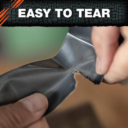 T-Rex - Cinta adhesiva resistente a los rayos UV e impermeable para reparaciones ferozmente fuertes, 1.9 pulgadas x 30 yardas, gris plomizo, 1 rollo