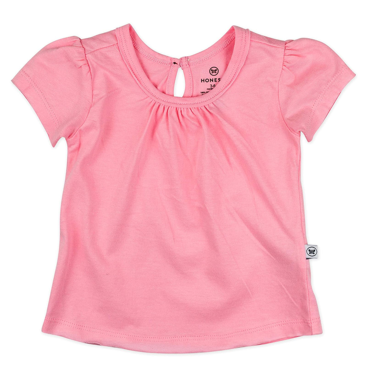 HonestBaby Camisetas de algodón orgánico con Mangas abombadas Conjunto de Playeras para bebés y niños pequeñosUnisex bebé