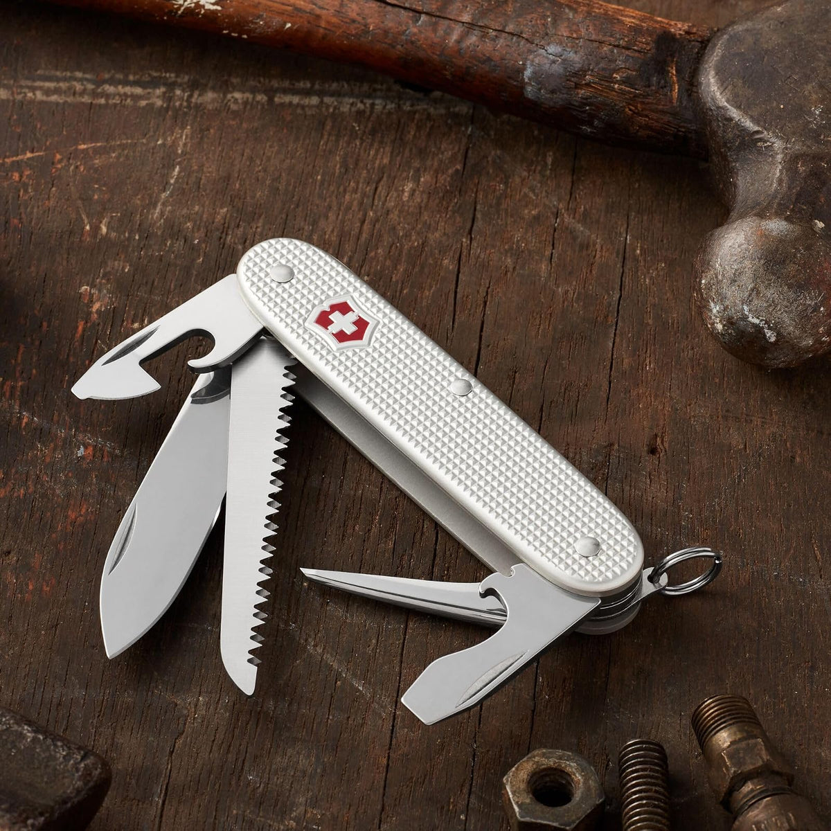 Victorinox 0.8241.26 Navaja Farmer Alox, 93 MilÃemetros, 9 Usos, Pack of 1