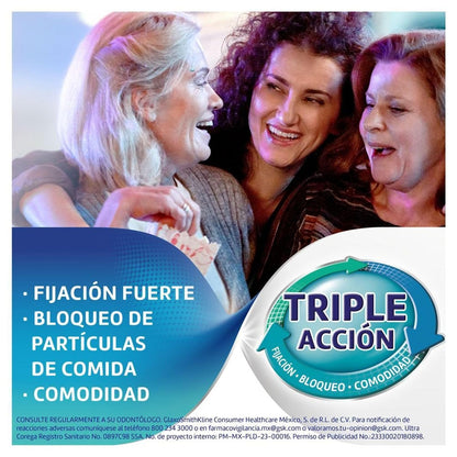 Corega Ultra Crema Adhesiva para Prótesis Dentales Sin Sabor 70g
