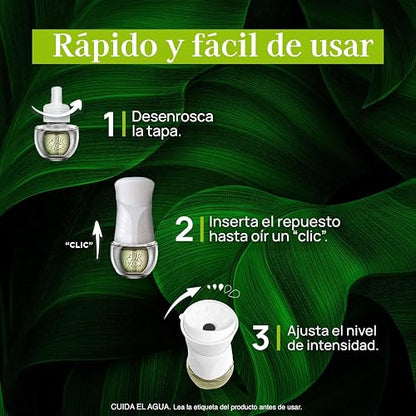 Air Wick® Aromatizante de Ambiente Continuo, Frutos Rojos, 3 repuestos de 20 ml c/u