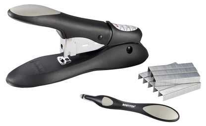 Bostitch Personal Heavy Duty No-Jam Stapler Value Kit, 60 Sheets, Includes Push-Style Staple Remover, Black (PHD-60R)