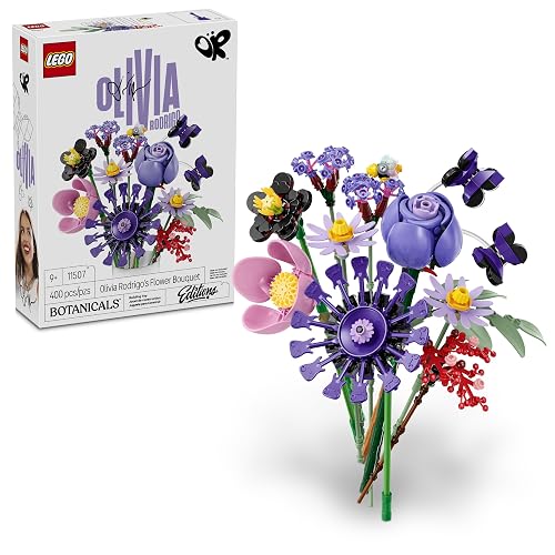 LEGO Editions Ramo de Flores de Olivia Rodrigo – Set de Construcción para Mayores de 9 Años – Decoración – Regalo para Niñas, Niños y Fans del Pop – 11507