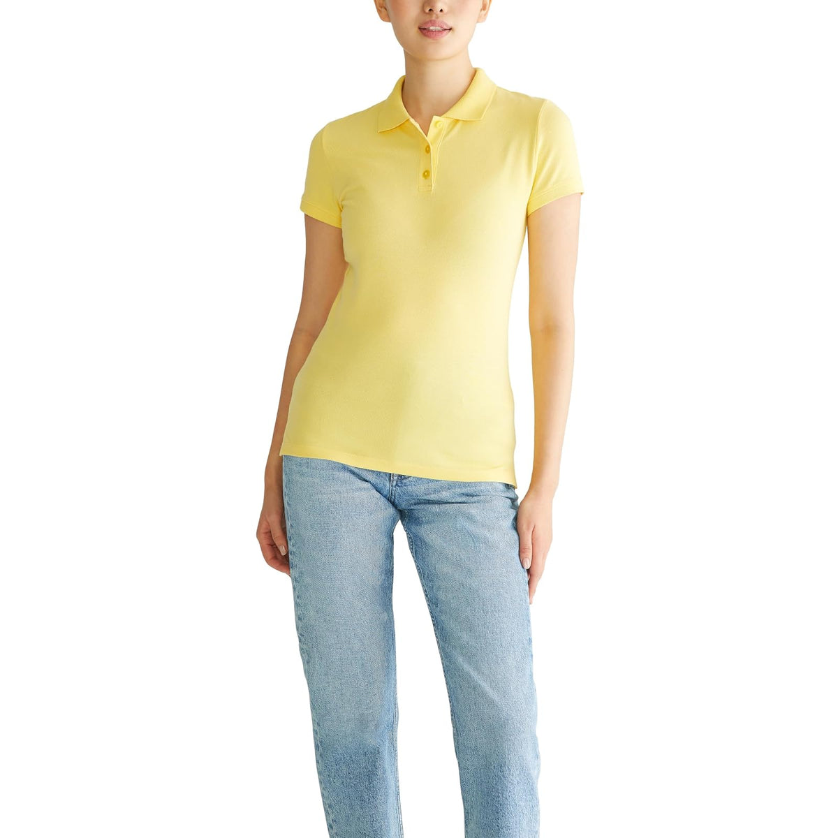 Aeropostale Polo Uniforme Manga Corta Mujer - XS - Ducha solar
