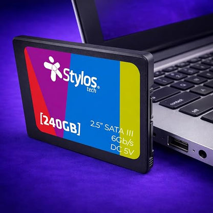 Disco SSD 240GB 2.5 SATA III Negro para PC Stylostech