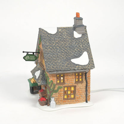 Department 56 Porcelain Dickens Village Cotswold Greengrocer Lit Building, 6.61 Pulgadas, Multicolor