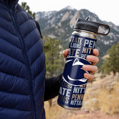 Rico Industries NCAA Penn State Nittany Lions - Vaso de Acero Inoxidable de 22 onzas con Tapa, Ideal para café, té, Agua o cócteles