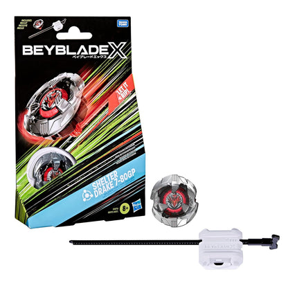Hasbro Beyblade X Trompo con Lanzador Metal Fundido - Shelter Drake