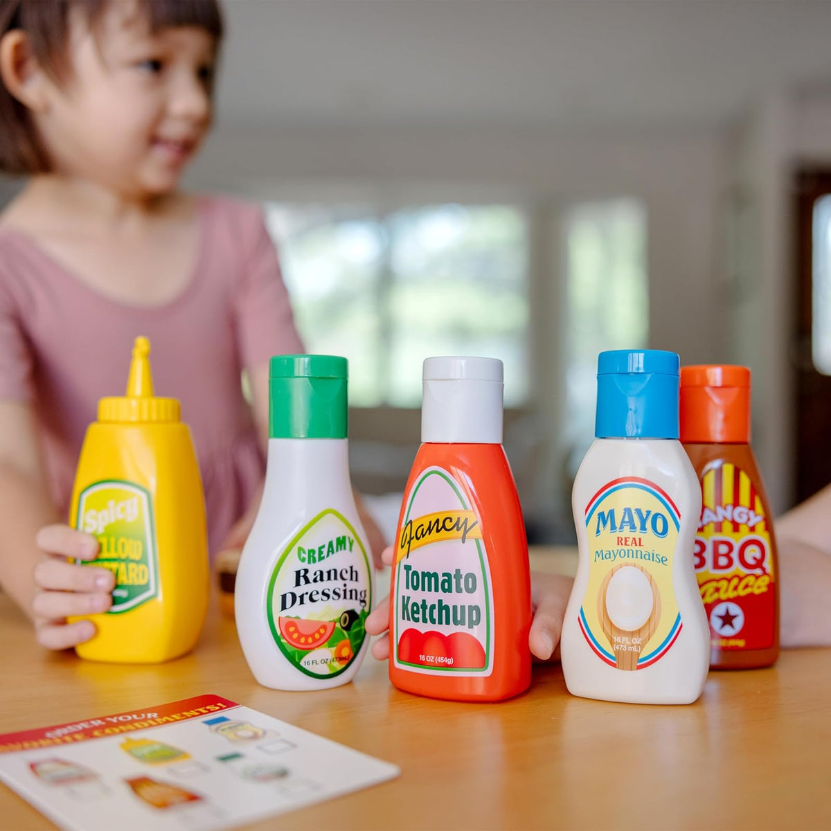 Melissa & Doug Favorite Condiments Play Food Set