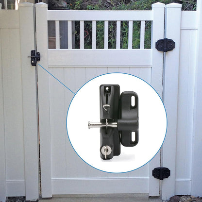 National Hardware N346 – 201 lokklatch automática llave puerta Lock Latch, 4 – 9/40,6 cm Color Negro, Actualizado embalaje, National empaque, 4-9/16", Negro