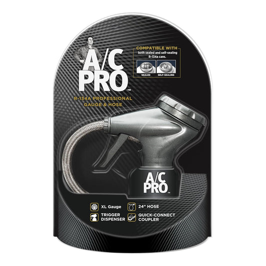 A/C Pro ACP410-4 Medidor y Manguera de Recarga para Aire Acondicionado, 24 Pulgadas