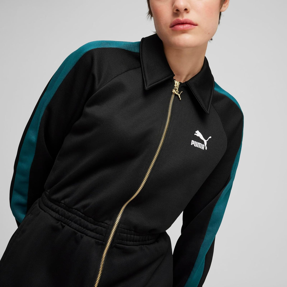 PUMA, Vestido T7 Play.Paris., Mujer, Negro, Talla ECH
