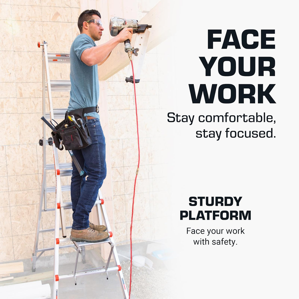 Little Giant Ladder Systems 10104 375-Pound Rated Work Platform Ladder Accessory