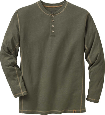 Legendary Whitetails Maverick Henley de Manga Larga para Hombre - Army - G