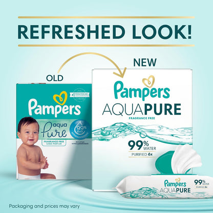 Baby Wipes Fitment, 672 count - Pampers Aqua Pure Sensitive Baby Wipes