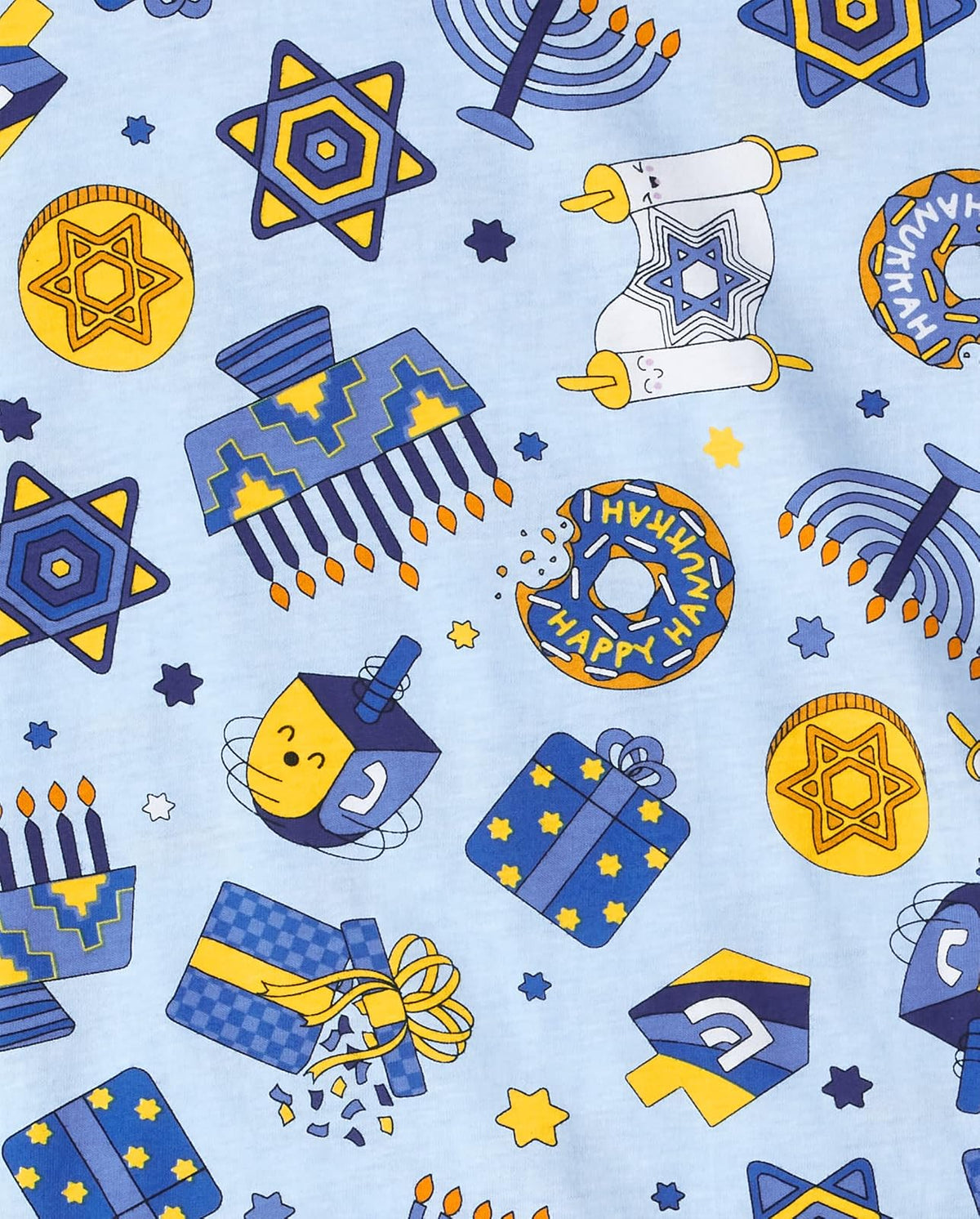 The Children's Place Conjunto de Pijama Hanukkah, algodón a Juego Familiar, Juego de Pijama niños Unisex