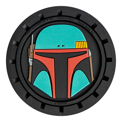 Plasticolor Star Wars Boba Fett Portavasos para Automóvil Camión SUV 2 Unidades Varios Colores 000664R01