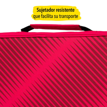 Five Star Carpeta de Tela con Cierre de 2" de 3 Argollas, Archivo Expandible y Organizador, Capacidad 380/880 Hojas. Rojo-Negro. 72538