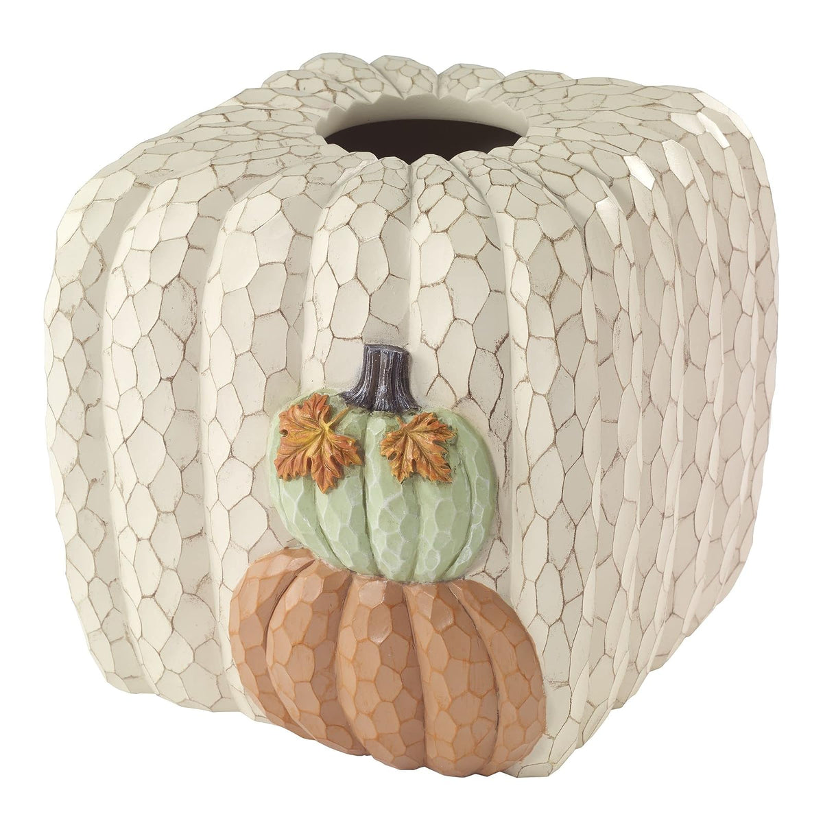 Avanti Linens - Funda de Caja de pañuelos, decoración del hogar Inspirada en el otoño (colección de Parches Agradecidos) - Cubierta de caja de pañuelos - Multicolor
