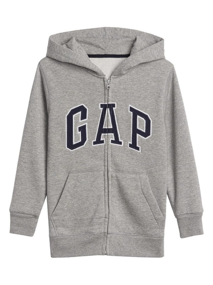 Gap Logo Hoodie Hooded Full Zip Sweatshirt Sudadera Niños