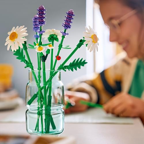 LEGO Margaritas - Juguetes de Construcción para Niñas y Niños, Años 9+ - Regalo para Cumpleaños - Decoración para Escritorio, Recamara - 11508