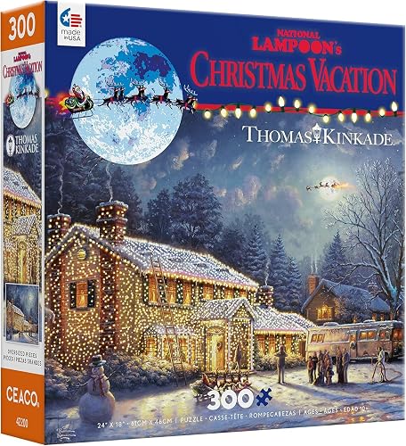 Ceaco Thomas Kinkade National Lampoon's Christmas Vacation Jigsaw Puzzle (300 Piece)