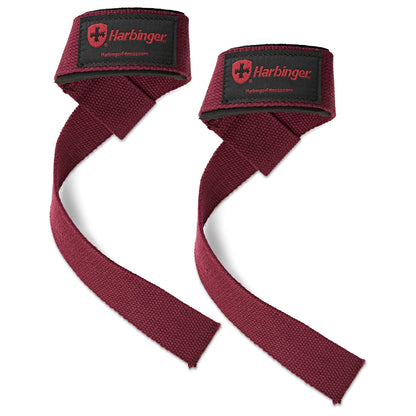 Harbinger Correas Acolchadas NeoTek para Levantamiento de Pesas - Correa de elevación - Merlot