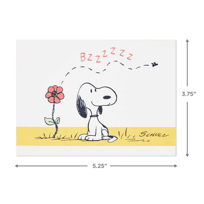 Hallmark Peanuts - Surtido de tarjetas en blanco, 70 aniversario (40 tarjetas de notas con sobres)