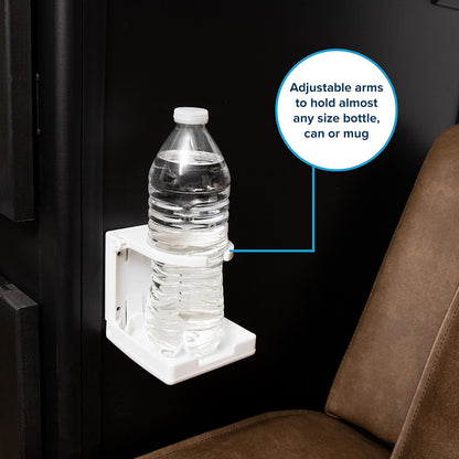 Camco 44040 Adjustable Drink Holder (White),1 Pack