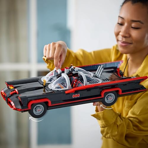 LEGO® DC Batman™: Batimóvil de la Serie Clásica de TV Set de Construcción Coleccionable Inspirado en el vehículo de la Serie de 1966, Regalo Creativo para Fans Adultos 76328