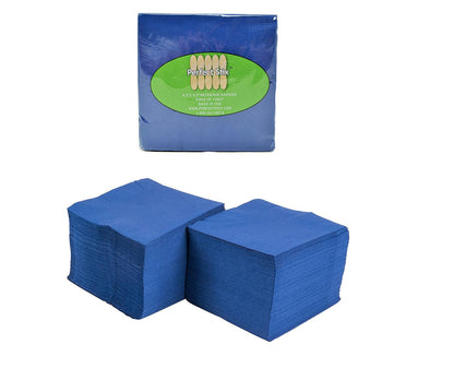 Perfect Stix Servilletas para Bebidas de 2 Capas, Paquete de 100 - 100ct - Azul marino