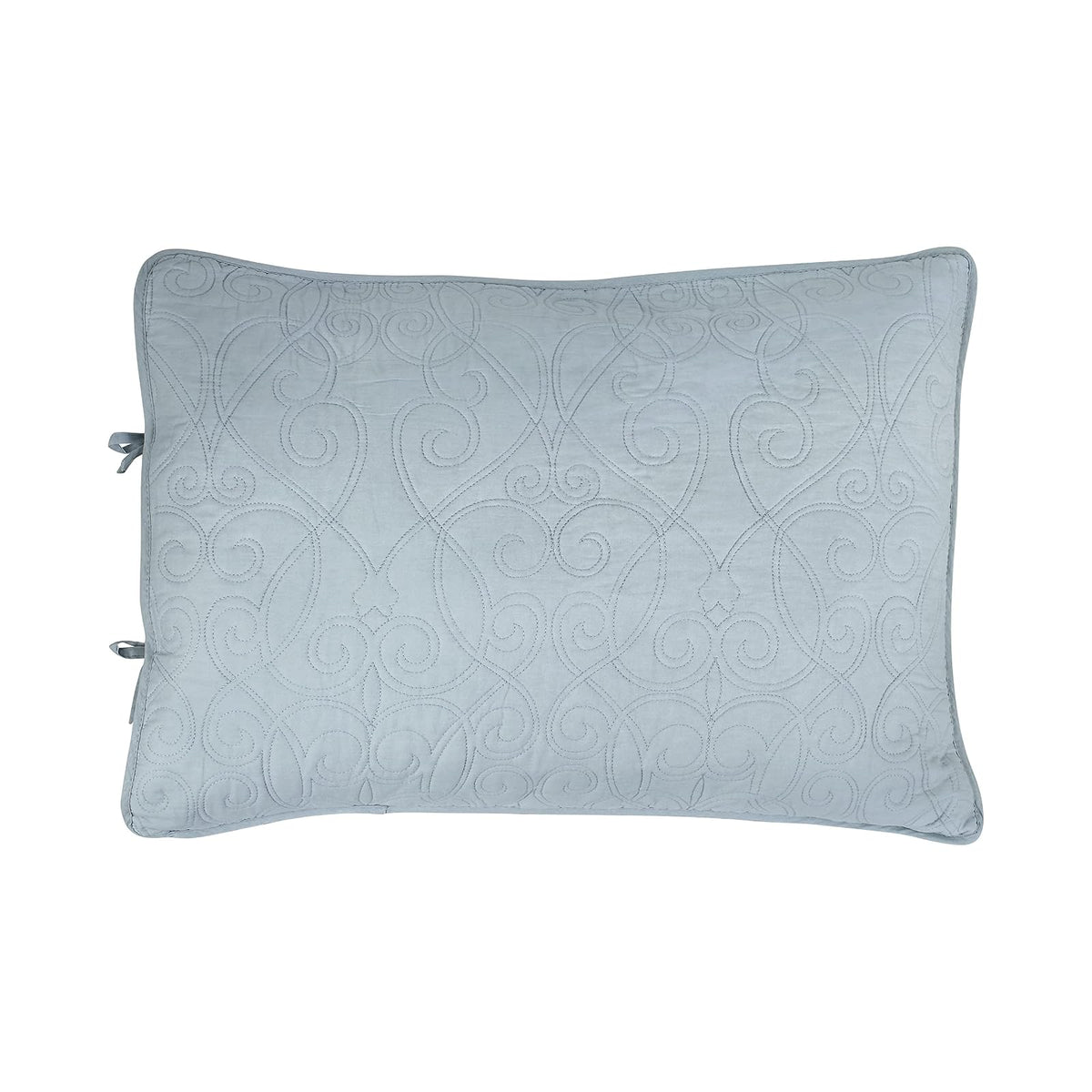 Laura Ashley Felicity Set de edredón, French Country, Completa/Queen, Azul Brisa, 1 uds. por Paquete
