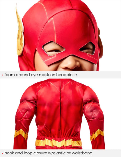 Rubies DC Comics Superheroes: Disfraz de Flash para niños, talla M
